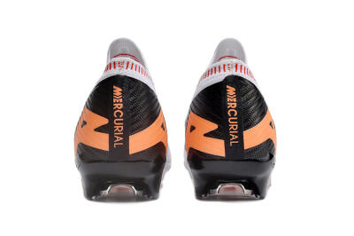 Nike Air Zoom Mercurial Vapor 15 Elite FG Low-Tops Football Boots - White/Orange/Black