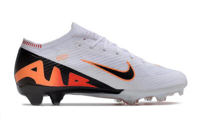 Nike Air Zoom Mercurial Vapor 15 Elite FG Low-Tops Football Boots - White/Orange/Black