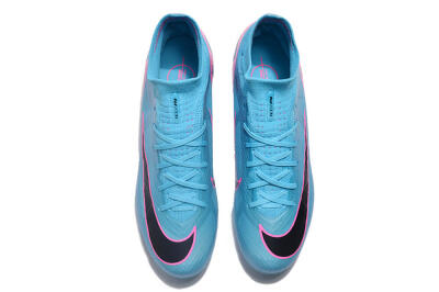 Nike Air Zoom Mercurial Superfly 9 Elite FG High-Tops Football Boots - Blue/Pink/Black