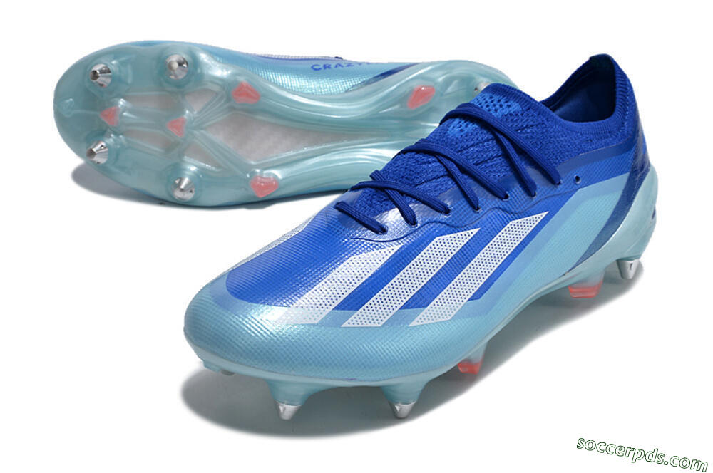 Adidas X Crazyfast.1 SG Low-Tops Football Boots - Jade/White/Blue 3