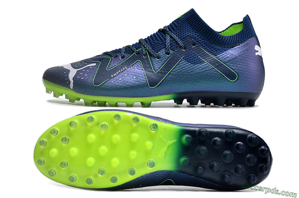 Puma Future Ultimate MG Low-Tops Football Boots - Blue/Green 0
