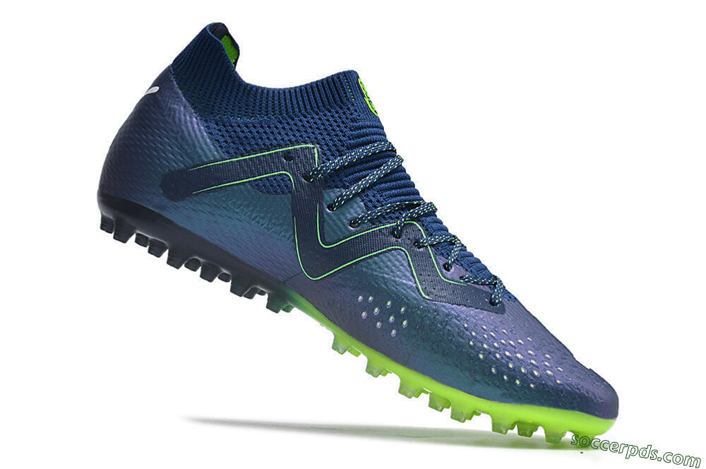Puma Future Ultimate MG Low-Tops Football Boots - Blue/Green 4