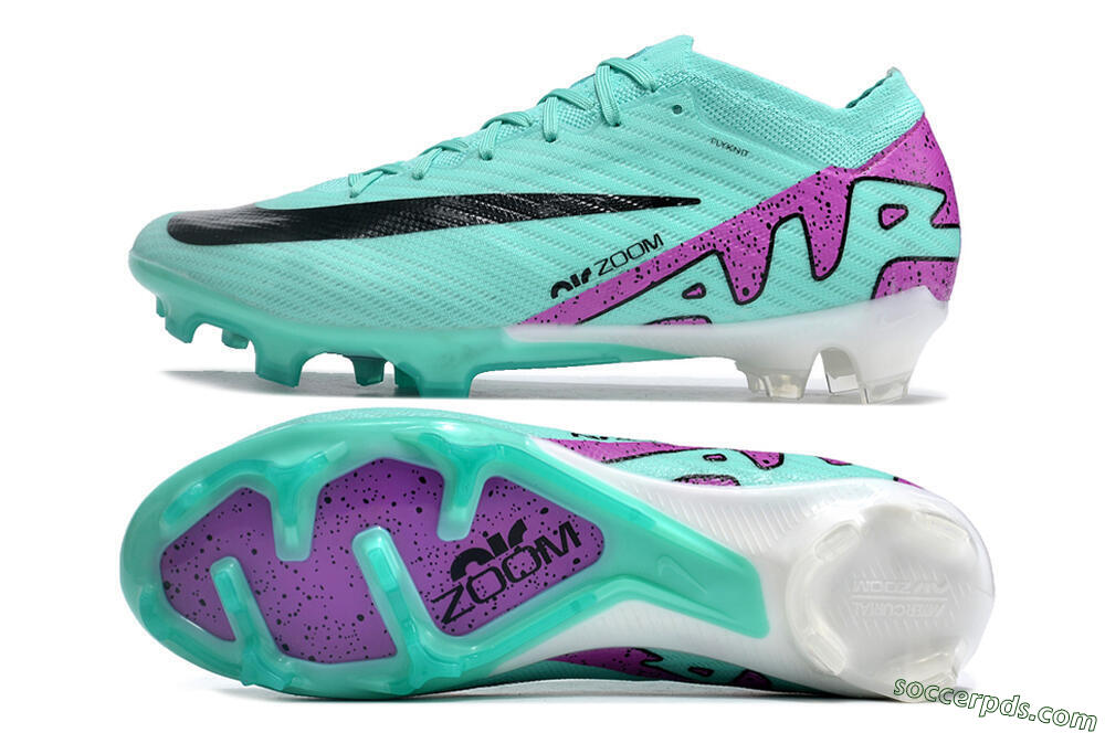 Nike Air Zoom Mercurial Vapor 14 Elite FG Low-Tops Football Boots - Blue/Purple/Black 0