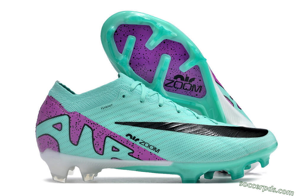 Nike Air Zoom Mercurial Vapor 14 Elite FG Low-Tops Football Boots - Blue/Purple/Black 1