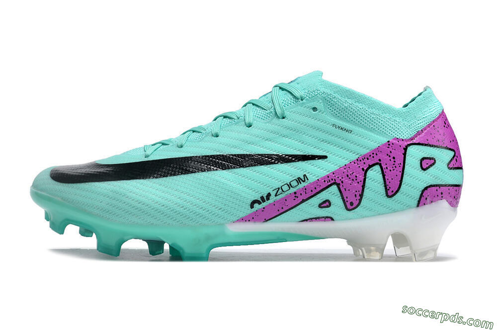 Nike Air Zoom Mercurial Vapor 14 Elite FG Low-Tops Football Boots - Blue/Purple/Black 2