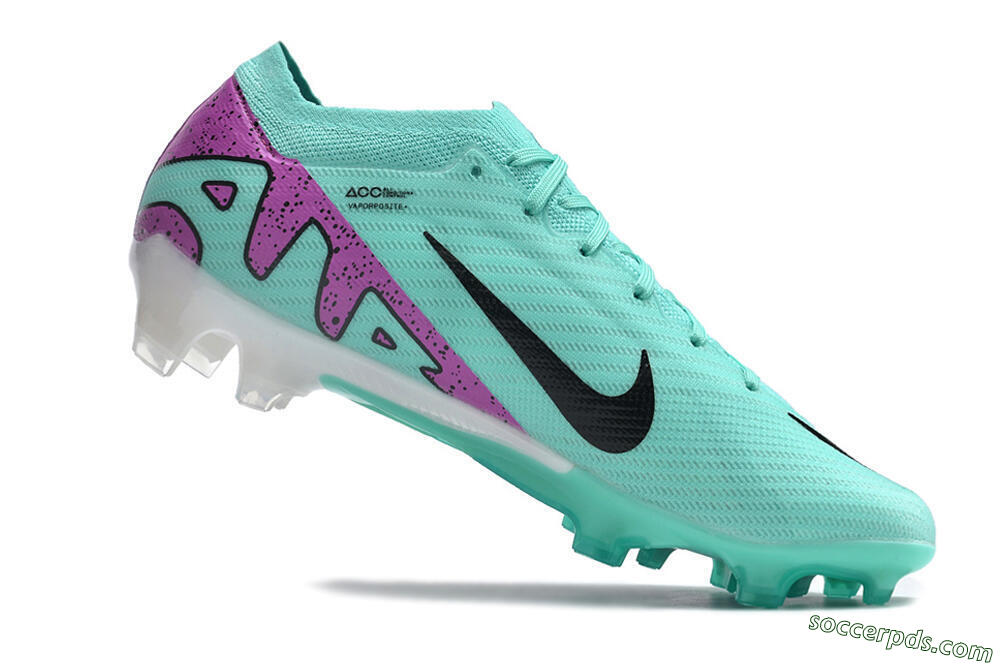 Nike Air Zoom Mercurial Vapor 14 Elite FG Low-Tops Football Boots - Blue/Purple/Black 4