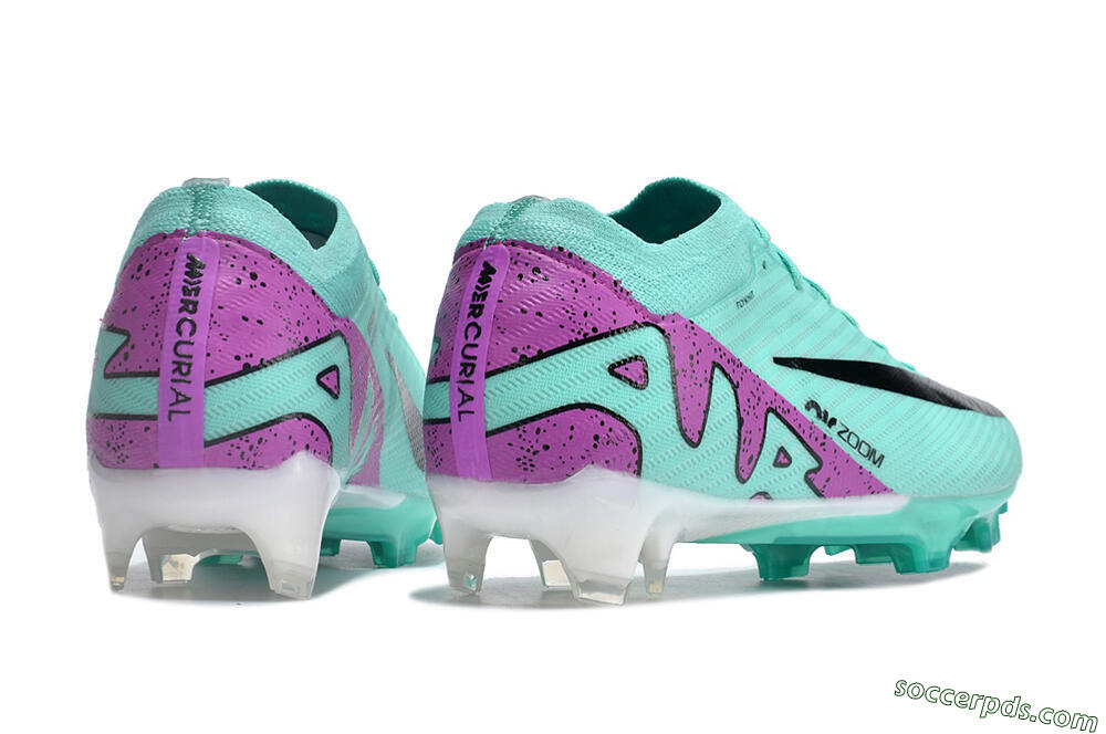 Nike Air Zoom Mercurial Vapor 14 Elite FG Low-Tops Football Boots - Blue/Purple/Black 6