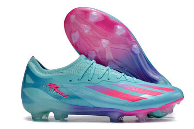 Adidas X Crazyfast.1 Messi.1 FG Low-Tops Football Boots - Blue/Pink/Purple