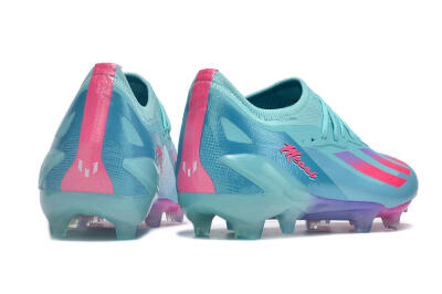 Adidas X Crazyfast.1 Messi.1 FG Low-Tops Football Boots - Blue/Pink/Purple
