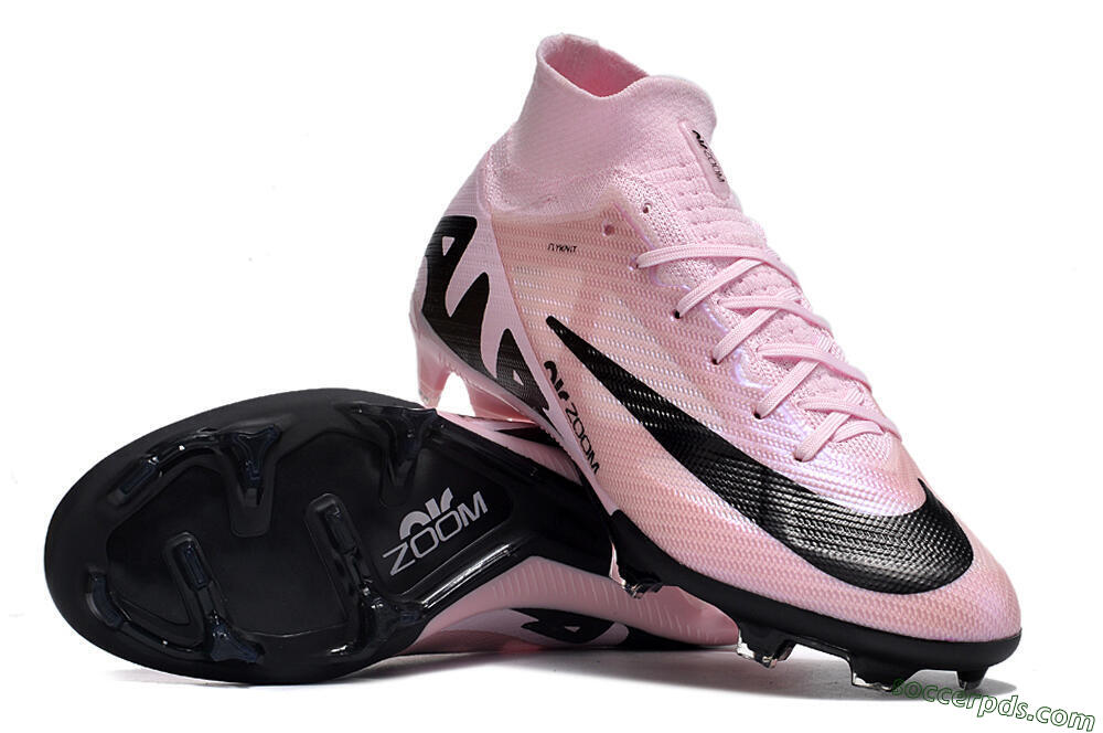 Nike Air Zoom Mercurial Superfly 9 Elite FG High-Tops Football Boots - Pink/Black 3