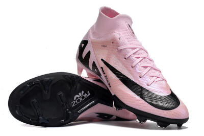 Nike Air Zoom Mercurial Superfly 9 Elite FG High-Tops Football Boots - Pink/Black