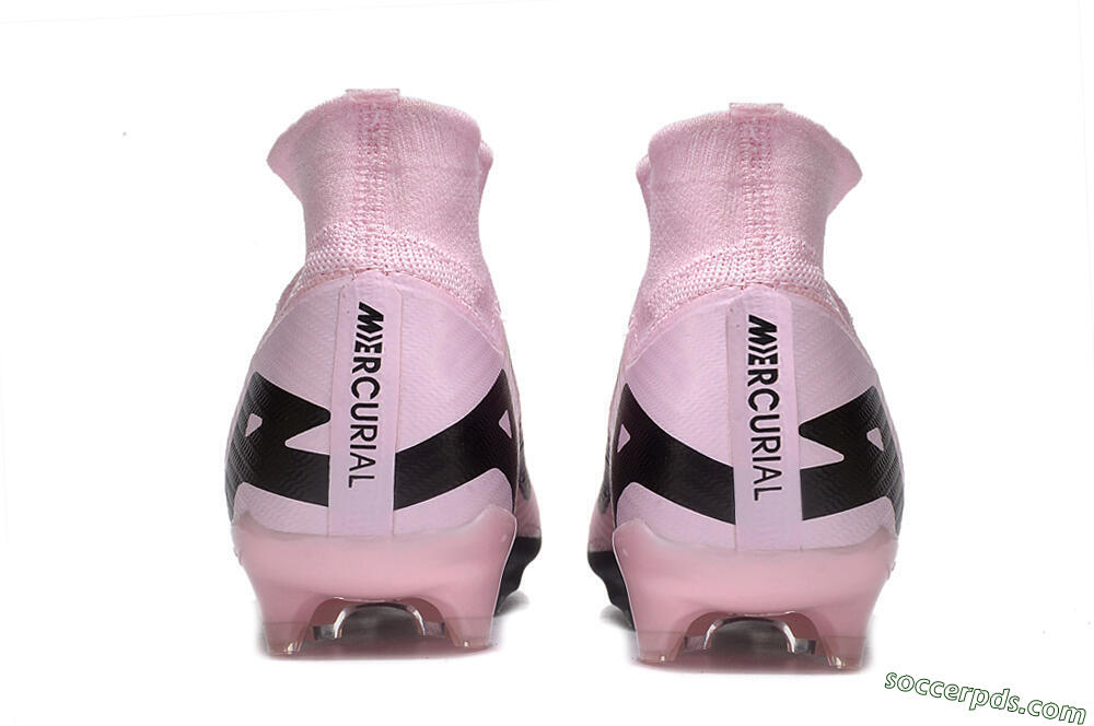 Nike Air Zoom Mercurial Superfly 9 Elite FG High-Tops Football Boots - Pink/Black 5