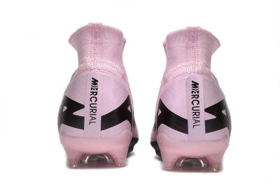 Nike Air Zoom Mercurial Superfly 9 Elite FG High-Tops Football Boots - Pink/Black