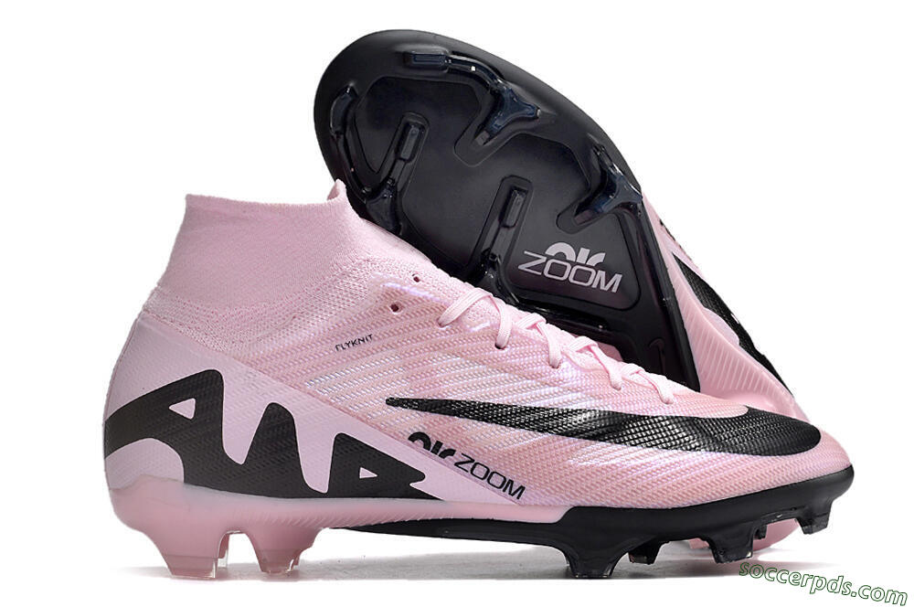 Nike Air Zoom Mercurial Superfly 9 Elite FG High-Tops Football Boots - Pink/Black 1
