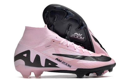 Nike Air Zoom Mercurial Superfly 9 Elite FG High-Tops Football Boots - Pink/Black