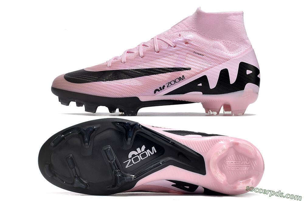 Nike Air Zoom Mercurial Superfly 9 Elite FG High-Tops Football Boots - Pink/Black 0