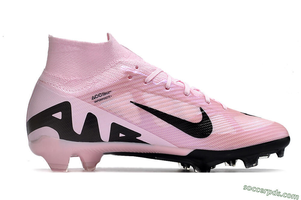 Nike Air Zoom Mercurial Superfly 9 Elite FG High-Tops Football Boots - Pink/Black 4