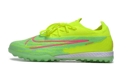 Nike Phantom GX Elite TF Low-Tops Football Shoes - Yellow/Green/Pink