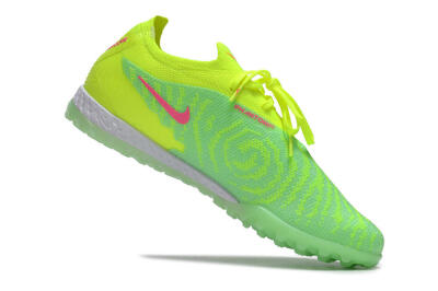 Nike Phantom GX Elite TF Low-Tops Football Shoes - Yellow/Green/Pink