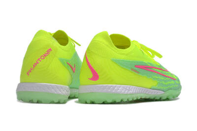Nike Phantom GX Elite TF Low-Tops Football Shoes - Yellow/Green/Pink