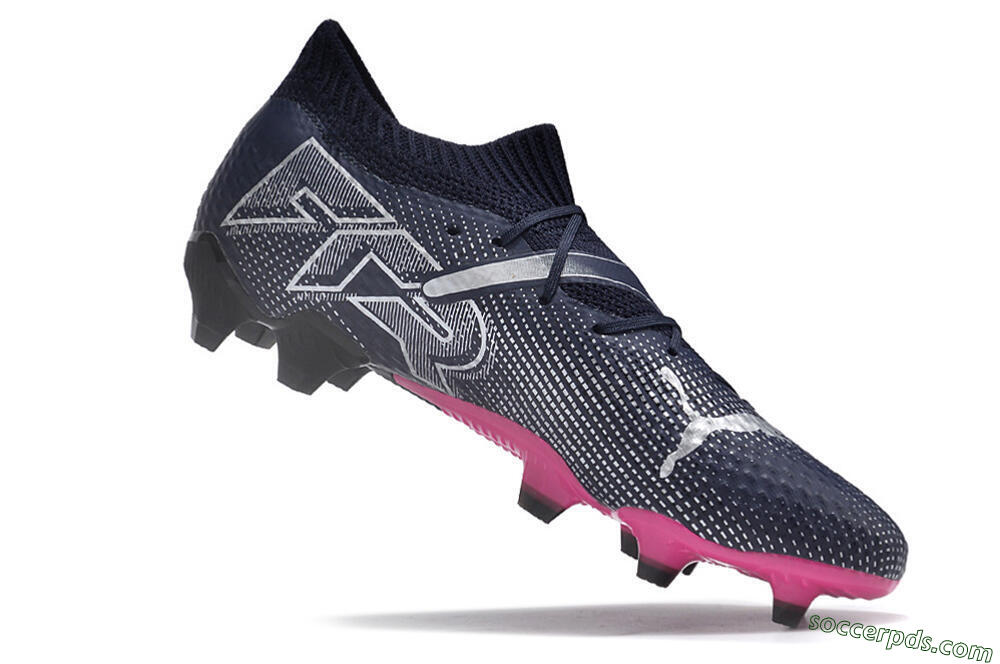 Puma Future Ultimate 2024 FG Low-Tops Football Boots - Blue/Silver/Pink 4