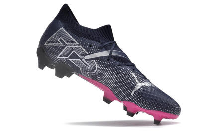 Puma Future Ultimate 2024 FG Low-Tops Football Boots - Blue/Silver/Pink