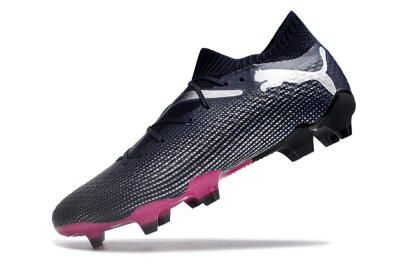 Puma Future Ultimate 2024 FG Low-Tops Football Boots - Blue/Silver/Pink