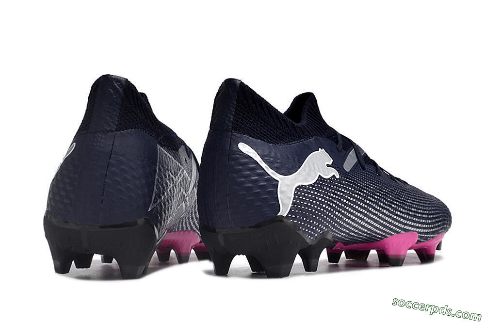 Puma Future Ultimate 2024 FG Low-Tops Football Boots - Blue/Silver/Pink 6