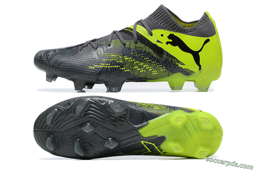 Puma Future Ultimate 2024 FG Low-Tops Football Boots - Black/Yellow 0