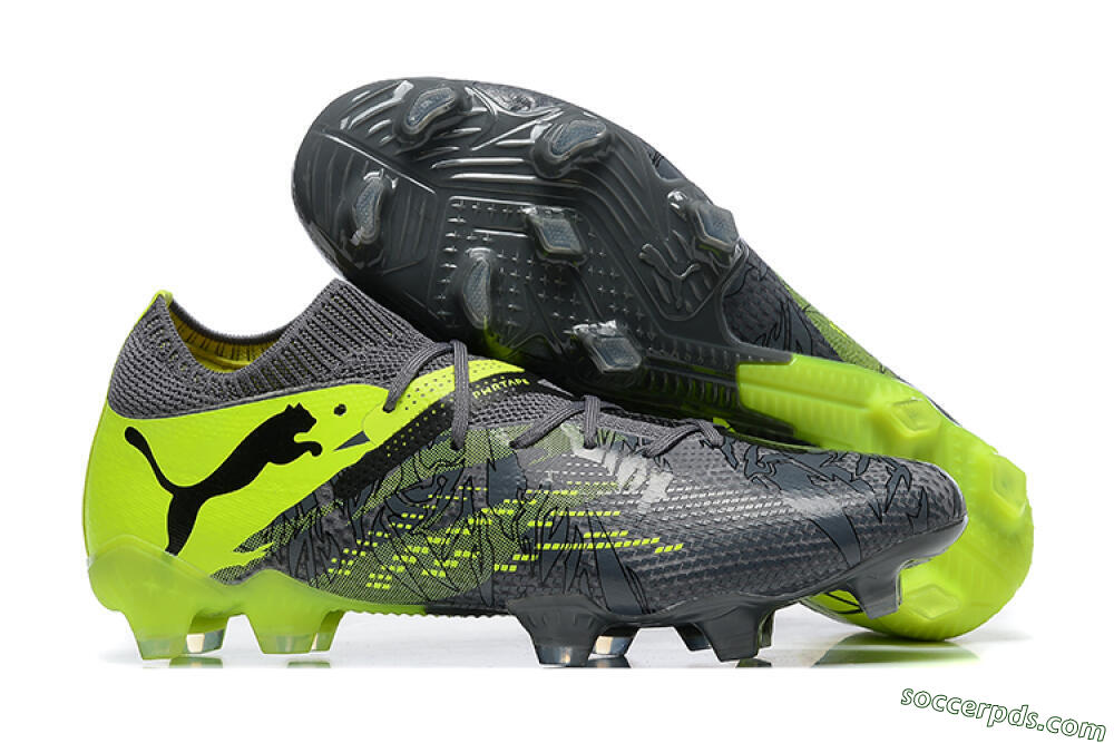 Puma Future Ultimate 2024 FG Low-Tops Football Boots - Black/Yellow 1