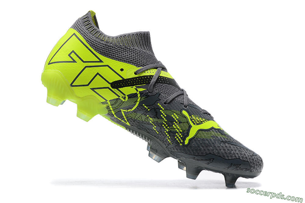 Puma Future Ultimate 2024 FG Low-Tops Football Boots - Black/Yellow 7