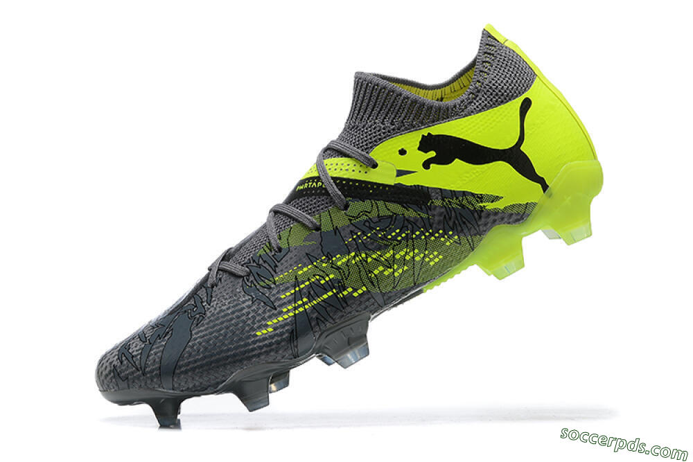 Puma Future Ultimate 2024 FG Low-Tops Football Boots - Black/Yellow 8