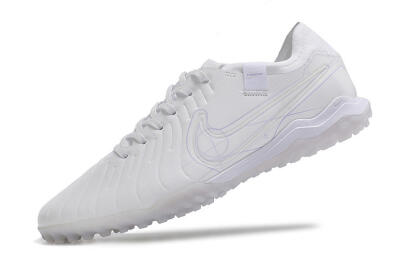 Nike Tiempo Legend X Pro TF Low-Tops Football Shoes - White/Purple