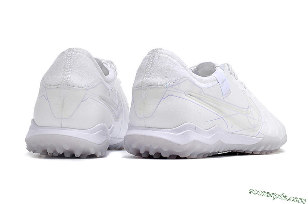 Nike Tiempo Legend X Pro TF Low-Tops Football Shoes - White/Purple 6