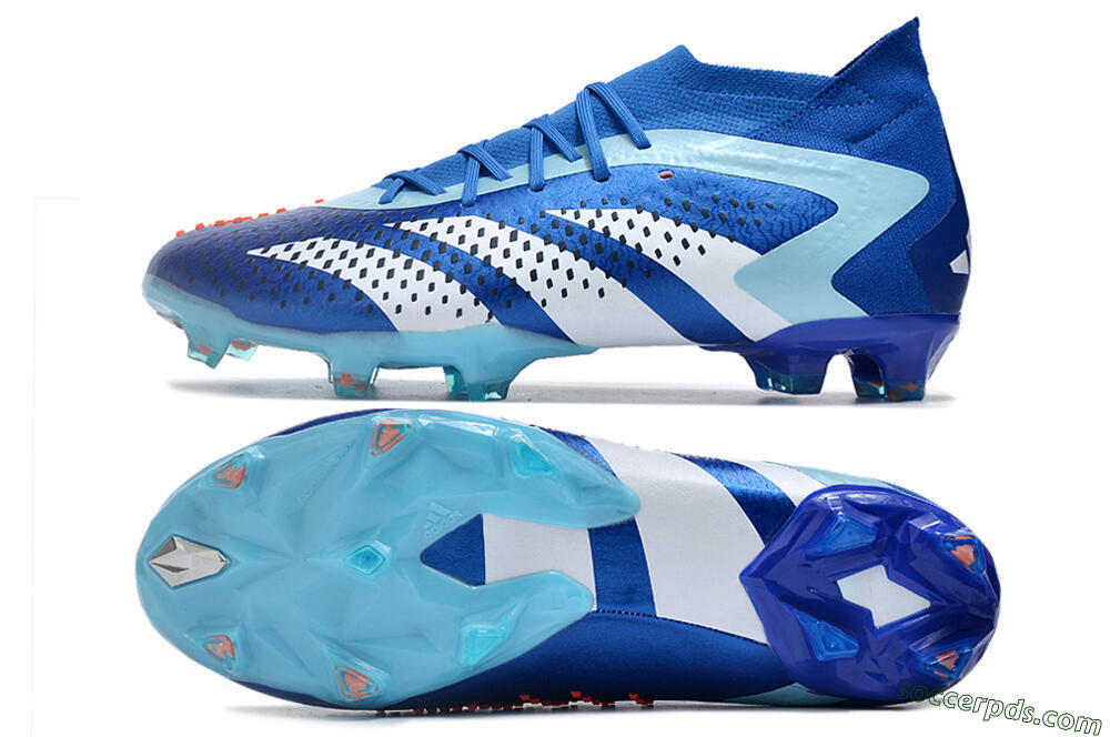 Adidas Predator Accuracy.1 FG High-Tops Football Boots - Blue/Jade/White 0