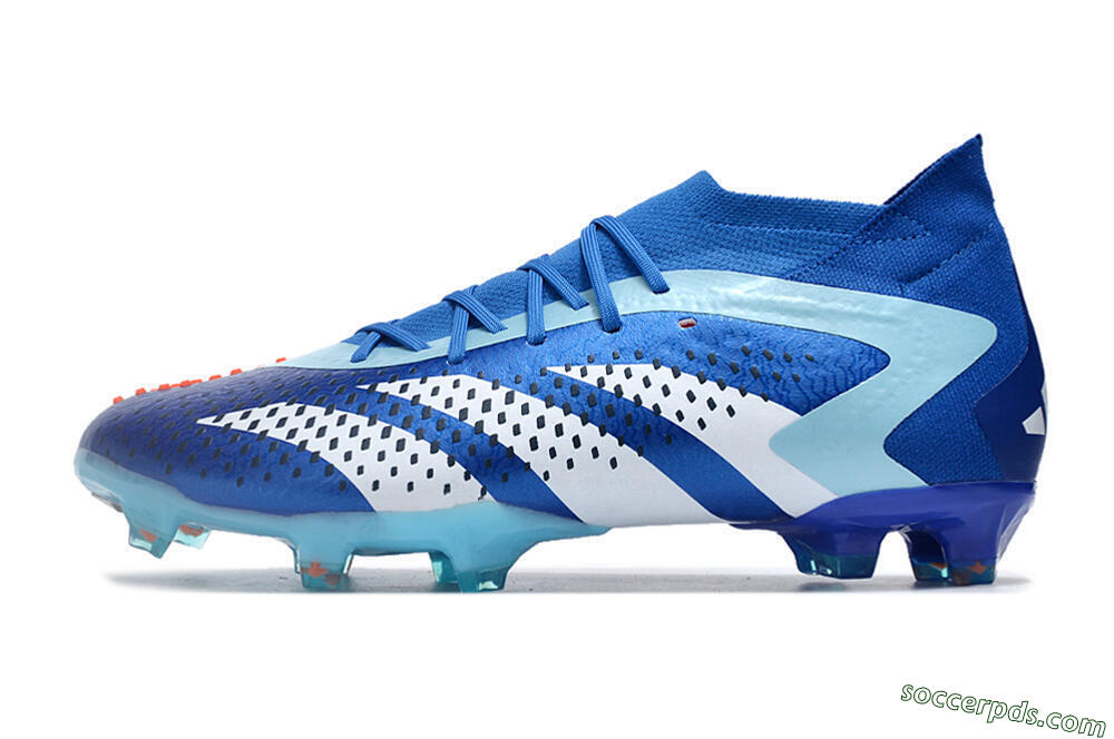 Adidas Predator Accuracy.1 FG High-Tops Football Boots - Blue/Jade/White 2