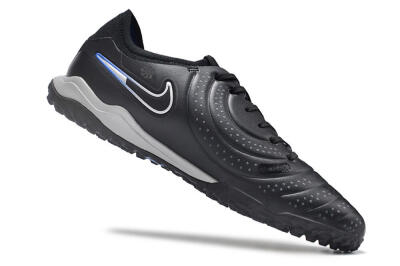NikeTiempo Legend 10 TF Low-Tops Football Shoes - Black/Blue/White