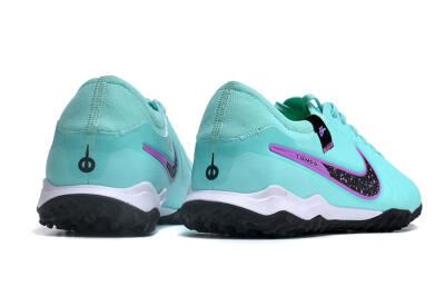 Nike Tiempo Legend 10 TF Low-Tops Football Shoes - Blue/Black/Purple
