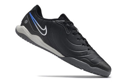 Nike Tiempo Legend 10 Academy IC Low-Tops Football Shoes - Black/White/Blue