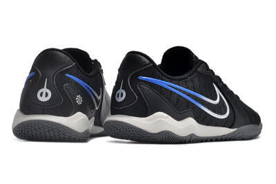 Nike Tiempo Legend 10 Academy IC Low-Tops Football Shoes - Black/White/Blue