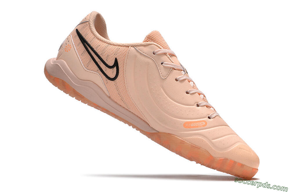 Nike Tiempo Legend 10 Pro IC Low-Tops Football Shoes - Pink/Black 4