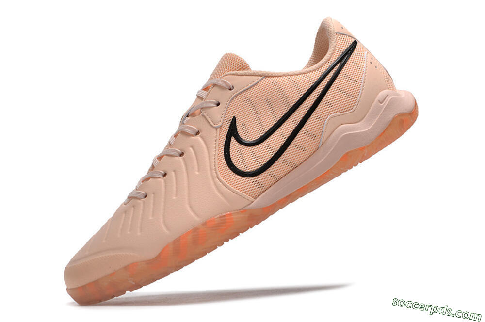 Nike Tiempo Legend 10 Pro IC Low-Tops Football Shoes - Pink/Black 5