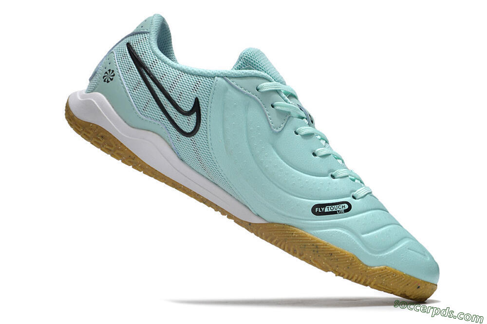 Nike Tiempo Legend 10 Academy IC Low-Tops Football Shoes - Blue/Black/Brown 4