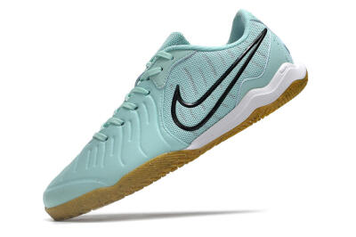 Nike Tiempo Legend 10 Academy IC Low-Tops Football Shoes - Blue/Black/Brown