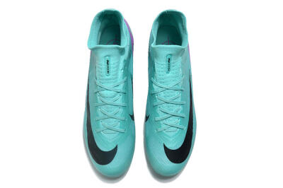 Nike Air Zoom Mercurial Superfly 9 Elite AG High-Tops Football Boots - Jade/Purple/Black