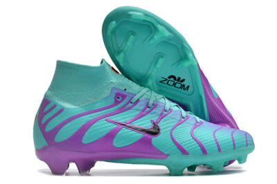 Nike Air Zoom Mercurial Superfly 9 Elite FG High-Tops Football Boots - Jade/Purple/Black