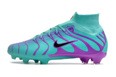 Nike Air Zoom Mercurial Superfly 9 Elite FG High-Tops Football Boots - Jade/Purple/Black