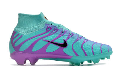 Nike Air Zoom Mercurial Superfly 9 Elite FG High-Tops Football Boots - Jade/Purple/Black