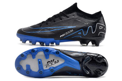 Nike Air Zoom Mercurial Vapor 15 Elite AG Low-Tops Football Boots - Black/Blue/White