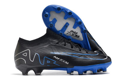 Nike Air Zoom Mercurial Vapor 15 Elite AG Low-Tops Football Boots - Black/Blue/White
